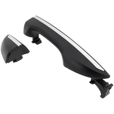 Rareelectrical - Front Passenger Side Exterior Door Handle Compatible With 2014-2019 Toyota Corolla Chrome Lever With - Image 3