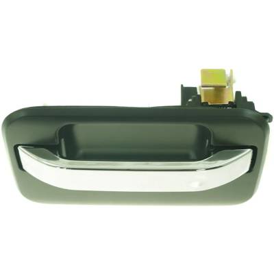 Rareelectrical - Left Rear Exterior Door Handle Compatible With 2010-2022 Ford F-150 Chrome Lever With Primed Bezel - Image 4