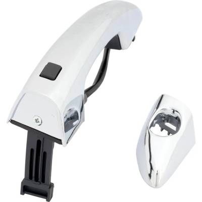 Rareelectrical - Front Driver Side Exterior Door Handle Compatible With 2015-2019 Hyundai Sonata Chrome Without Key - Image 2