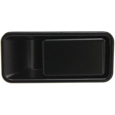 Front Passenger Side Exterior Door Handle Compatible With 1987-2006 Jeep Wrangler Smooth Black