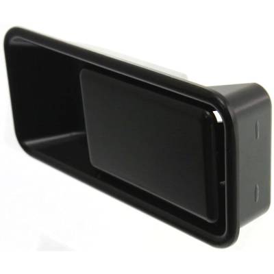 Rareelectrical - Front Passenger Side Exterior Door Handle Compatible With 1987-2006 Jeep Wrangler Smooth Black - Image 2