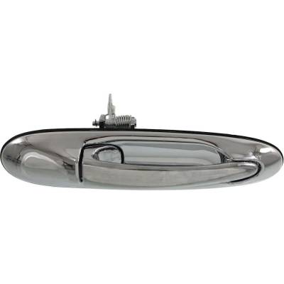 Rareelectrical - Rear Right (Passenger Side) Exterior Door Handle Compatible With 1998-2002 Lincoln Town Car Chrome - Image 4