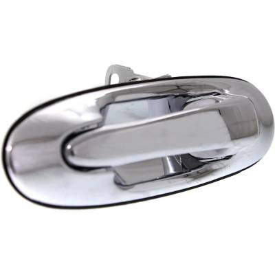 Rareelectrical - New Rear Driver Side Exterior Door Handle Compatible With 1998-2002 Lincoln Town Car Chrome Without - Image 3