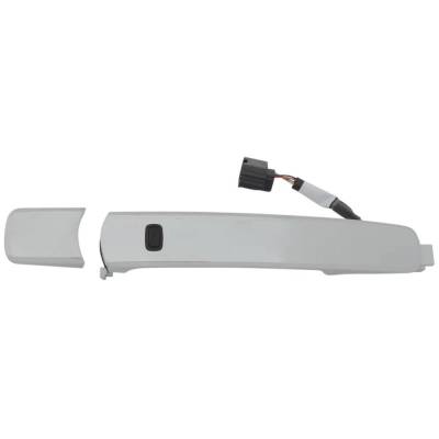 Front Passenger Side Exterior Door Handle Compatible With 2010-2015 Nissan Rogue Chrome Without Key
