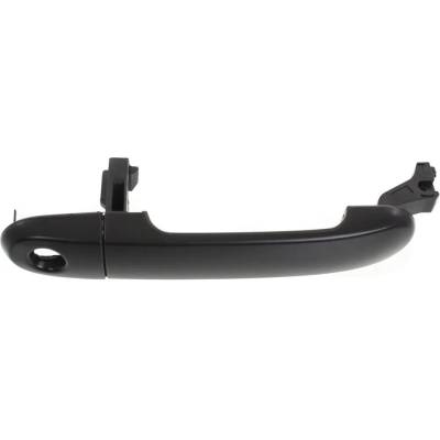 Rareelectrical - Left Front Exterior Door Handle Compatible With 2007-2012 Nissan Versa Black With Key Hole - Image 4