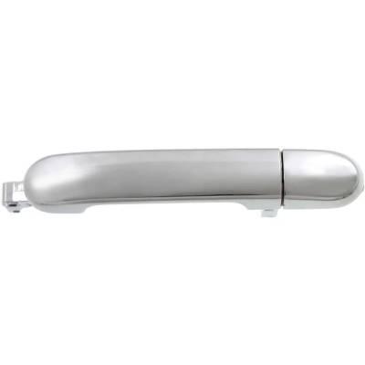 Rareelectrical - New Left Rear Exterior Door Handle Compatible With 2007-2012 Nissan Versa Chrome Without Key Hole - Image 1