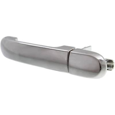 Rareelectrical - New Left Rear Exterior Door Handle Compatible With 2007-2012 Nissan Versa Chrome Without Key Hole - Image 2