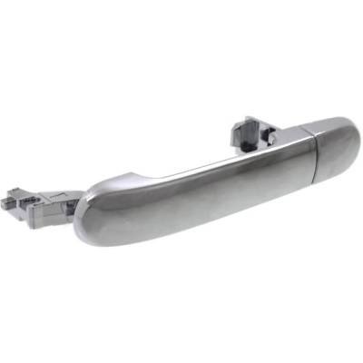 Rareelectrical - New Left Rear Exterior Door Handle Compatible With 2007-2012 Nissan Versa Chrome Without Key Hole - Image 3