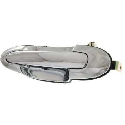 Rareelectrical - Rear Passenger Side Exterior Door Handle Compatible With 2000-2006 Mazda Mpv Chrome Without Key Hole - Image 2
