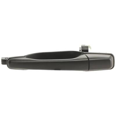Left Rear Exterior Door Handle Compatible With 2004-2012 Mitsubishi Galant Textured Black Without