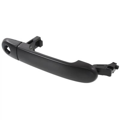 Rareelectrical - Front Left (Driver Side) Exterior Door Handle Compatible With 2007-2012 Nissan Versa Black With Key - Image 2
