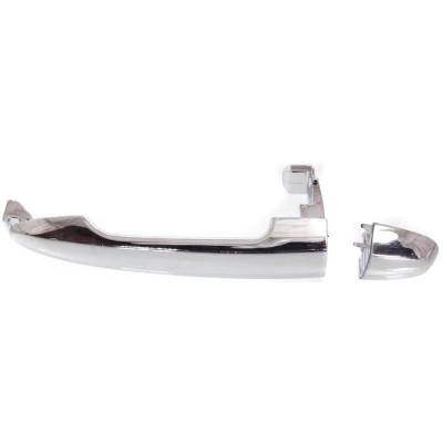 Rareelectrical - Left Rear Exterior Door Handle Compatible With 2007-2012 Kia Rondo Chrome Without Key Hole - Image 2