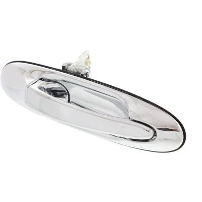 Rareelectrical - Front Passenger Side Exterior Door Handle Compatible With 1998-2002 Lincoln Town Car Chrome Without - Image 2
