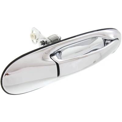 Rareelectrical - Front Passenger Side Exterior Door Handle Compatible With 1998-2002 Lincoln Town Car Chrome Without - Image 3