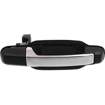 Rear Passenger Side Exterior Door Handle Compatible With 2003-2009 Kia Sorento Chrome Lever With