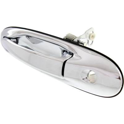 Rareelectrical - New Front Driver Side Exterior Door Handle Compatible With 1998-2002 Lincoln Town Car Chrome With - Image 2