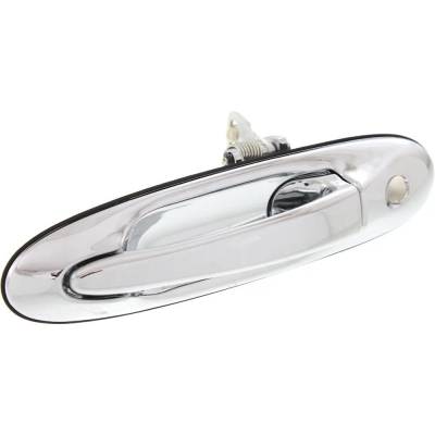 Rareelectrical - Front Left (Driver Side) Exterior Door Handle Compatible With 1998-2002 Lincoln Town Car Chrome With - Image 3