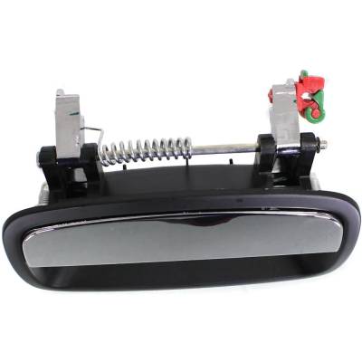 Rareelectrical - Left Rear Exterior Door Handle Compatible With 1995-2002 Kia Sportage Chrome Lever With Primed Bezel - Image 4