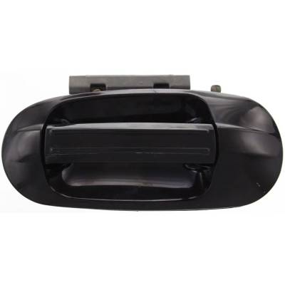Left Rear Exterior Door Handle Compatible With 2003-2017 Ford Expedition Smooth Black Without Key