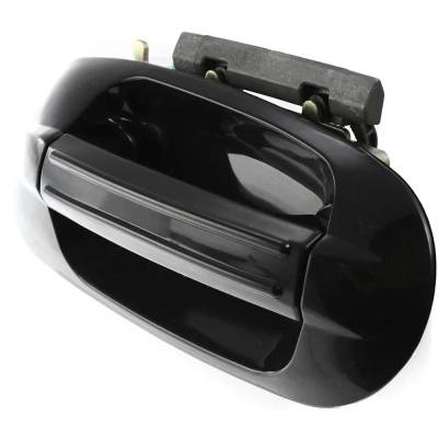 Rareelectrical - Rear Passenger Side Exterior Door Handle Compatible With 2003-2017 Ford Expedition Smooth Black - Image 2