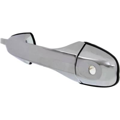 Rareelectrical - Front Driver Side Exterior Door Handle Compatible With 2004-2008 Chrysler Pacifica Chrome With Key - Image 2
