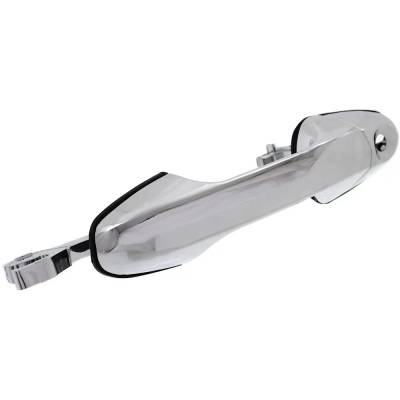 Rareelectrical - Left Front Exterior Door Handle Compatible With 2004-2008 Chrysler Pacifica Chrome With Key Hole - Image 3