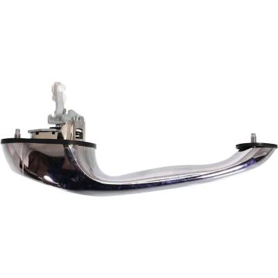 Rareelectrical - Rear Passenger Side Exterior Door Handle Compatible With 2001-2010 Chrysler Pt Cruiser Chrome - Image 4