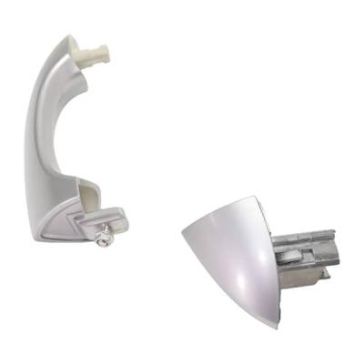 Rareelectrical - Left Rear Exterior Door Handle Compatible With 2000-2006 Bmw X5 Silver Without Key Hole 51217002311 - Image 2