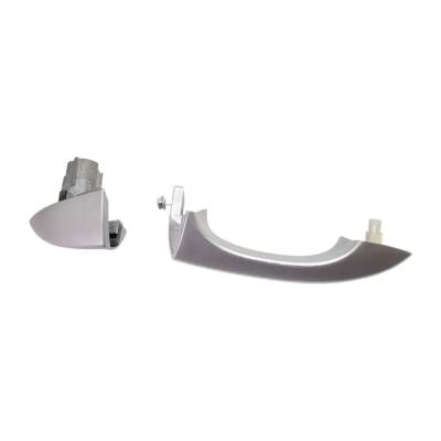 Rareelectrical - Left Rear Exterior Door Handle Compatible With 2000-2006 Bmw X5 Silver Without Key Hole 51217002311 - Image 6