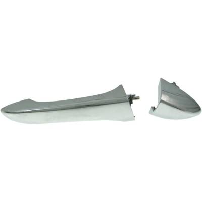 Front Or Rear Right (Passenger Side) Exterior Door Handle Compatible With 2000-2006 Bmw X5 Chrome