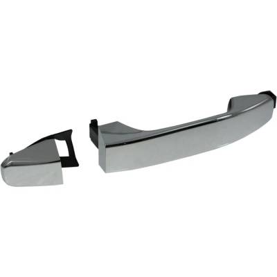 Rareelectrical - Left Rear Exterior Door Handle Compatible With 2015-2022 Gmc Canyon Chevrolet Colorado Chrome - Image 2