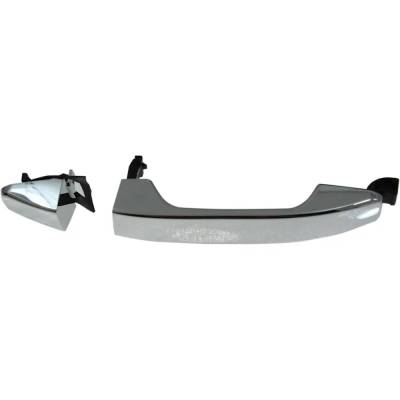 Rareelectrical - Left Rear Exterior Door Handle Compatible With 2015-2022 Gmc Canyon Chevrolet Colorado Chrome - Image 4