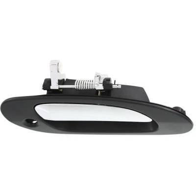 Rareelectrical - Front Passenger Side Exterior Door Handle Compatible With 1999-2003 Acura Tl Chrome Lever With Black - Image 4