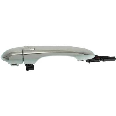 Right Front Exterior Door Handle Compatible With 2013-2016 Dodge Dart Chrome Without Key Hole