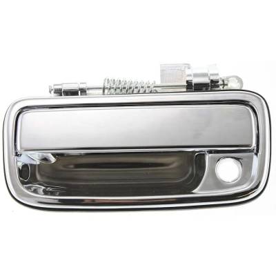 Rareelectrical - Front Driver Side Exterior Door Handle Fits 1995-2004 Toyota Tacoma Chrome With Key Hole 69220-35030 - Image 5