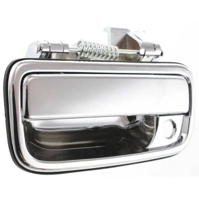 Rareelectrical - Front Left (Driver Side) Exterior Door Handle Fits 1995-2004 Toyota Tacoma Chrome With Key Hole - Image 2
