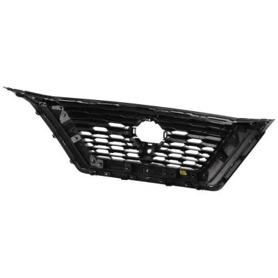Rareelectrical - New Black Shell Grille Assembly Compatible With Nissan Rogue Sv 3 Cyl 1.5L Rogue Sl 4 Cyl 2.5L - Image 6