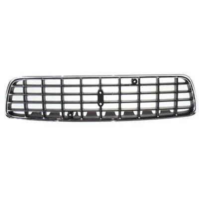Chrome Shell Grille Assembly Compatible With Volvo S60 Base 5 Cyl 2.4L S60 T5 5 Cyl 2.3L 2001-2004
