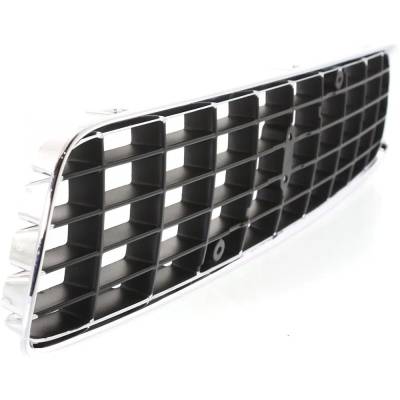 Rareelectrical - Chrome Shell Grille Assembly Compatible With Volvo S60 Base 5 Cyl 2.4L S60 T5 5 Cyl 2.3L 2001-2004 - Image 3