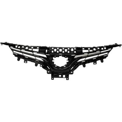New Black Grille Assembly Compatible With Toyota Camry Le 4 Cyl 2.5L Camry L 4 Cyl 2.5L Camry Hybrid
