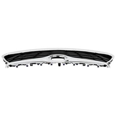 RAREELECTRICAL - New Black Shell Grille Assembly Compatible With Toyota Highlander Platinum 6 Cyl 3.5L Highlander - Image 5