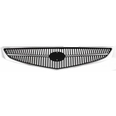 New Chrome Shell Grille Assembly Compatible With Toyota Solara Sle 6 Cyl 3.0L Solara Se 4 Cyl 2.2L