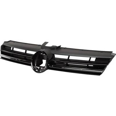 Rareelectrical - New Textured Black Grille Assembly Compatible With Volkswagen Golf Highline 4 Cyl 1.8L Golf - Image 2
