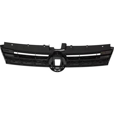 Rareelectrical - New Textured Black Grille Assembly Compatible With Volkswagen Golf Highline 4 Cyl 1.8L Golf - Image 5
