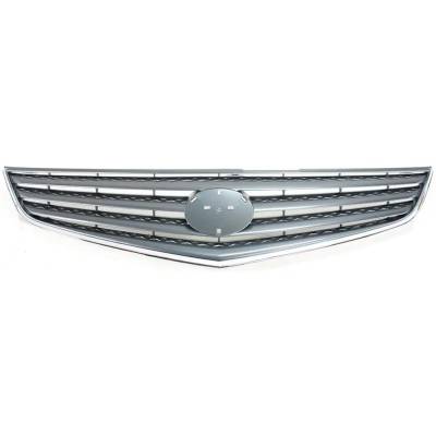 New Chrome Shell Grille Assembly Compatible With Toyota Solara Se 6 Cyl 3.0L Solara Sle 6 Cyl 3.0L