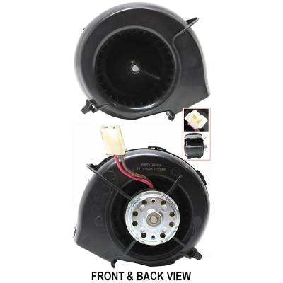Rareelectrical - New Front Blower Motor Compatible With Volkswagen Jetta Base 4 Cyl 1.7L Cabriolet Boutique 4 Cyl - Image 4