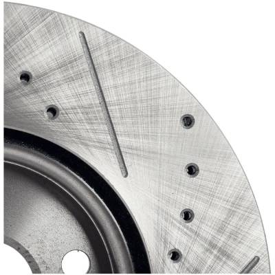 RAREELECTRICAL - New Cross-Drilled Brake Disc Compatible With Buick Chevrolet Gmc Impala Lt 6 Cyl 3.6L Regal Cxl 4 - Image 7