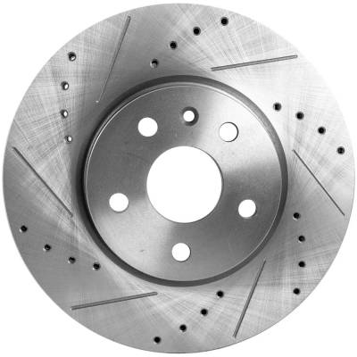 New Cross-Drilled Brake Disc Compatible With Buick Chevrolet Gmc Lacrosse Convenience 6 Cyl 3.6L