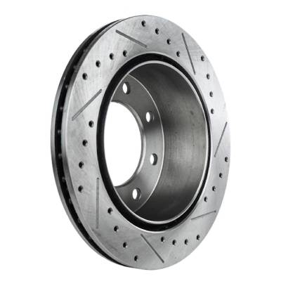RAREELECTRICAL - New Cross-Drilled Brake Disc Compatible With Chevrolet Express 3500 Base 4 Cyl 2.8L Silverado 1500 - Image 5