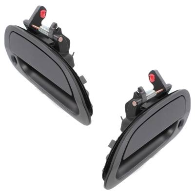 Rareelectrical - Front Left And Right Exterior Door Handle Compatible With 1998-2002 Honda Accord Primed Paintable - Image 2